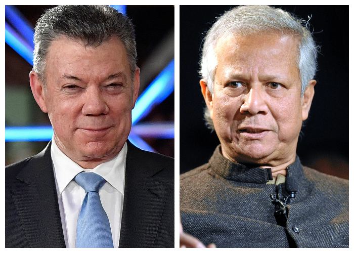 Un diálogo entre dos nobeles de paz