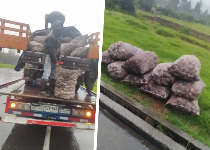 Denuncia: Policía les habría quitado carro a paperos que trataban de vender su producto