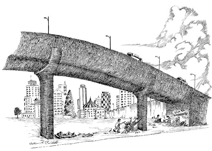 Caricatura: Los estragos del progreso y la modernidad
