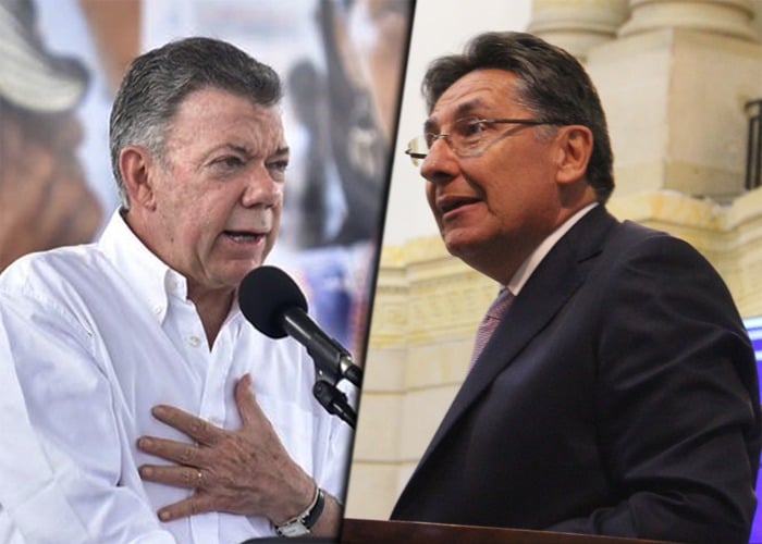 El varillazo de Santos a su fiscal, Néstor H. Martínez