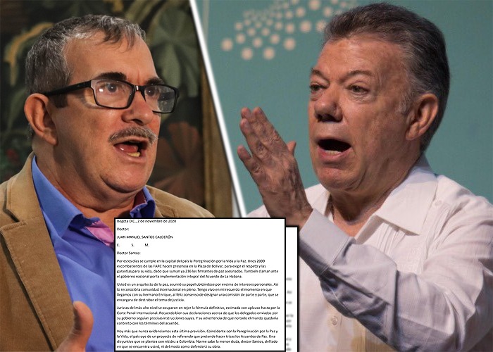 Timochenko llama a Santos a metérsele a la pelea por la paz