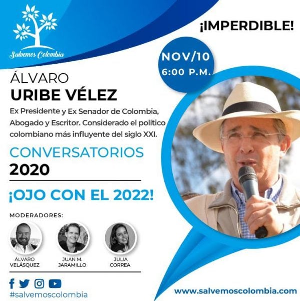  - Uribe arranca campaña en regiones: ojo con el 2022