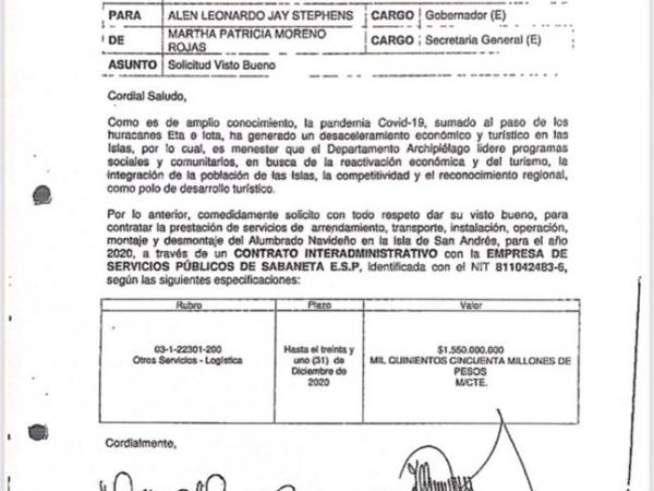  - El descache del gobernador de San Andrés: luces navideñas en plena devastación