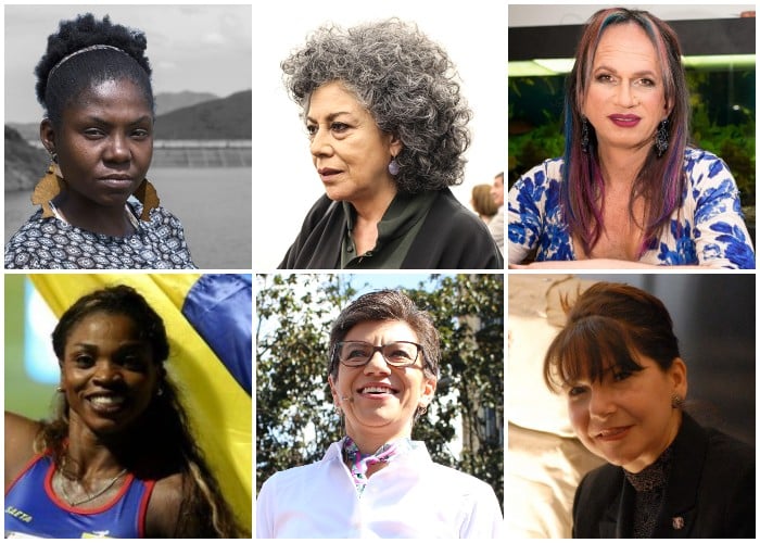 Siete colombianas entre las quince mujeres más importantes de la década