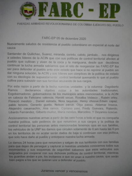  - Revelan identidades de victimas de masacre en Santander de Quilichao