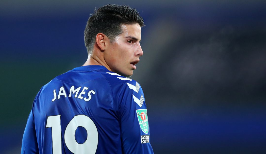 La decepción de los hinchas del Everton con James
