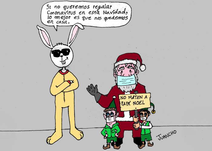 Caricatura: ¡Ojo con la Navidad 2020!