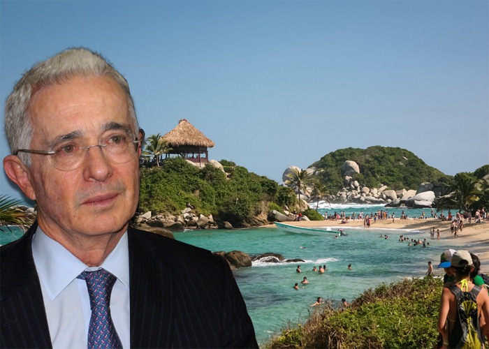 El gran sueño de Uribe es convertir el Tayrona en un complejo hotelero