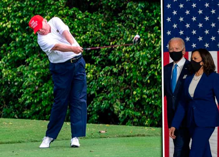 Los campos de golf donde Trump desfogará la rabia