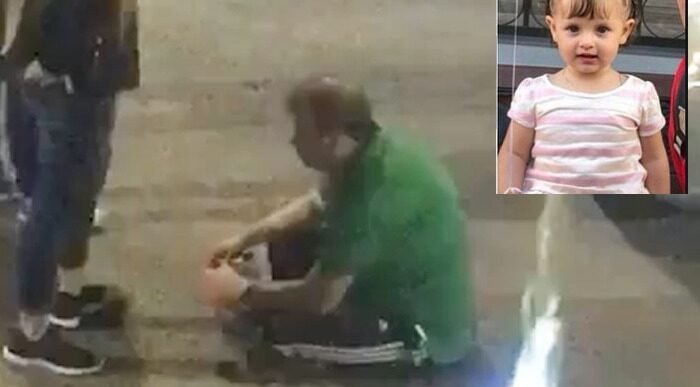  - VIDEO: Con sangre en sus manos revelan imágenes de asesino tras matar a Sofía, su propia hija