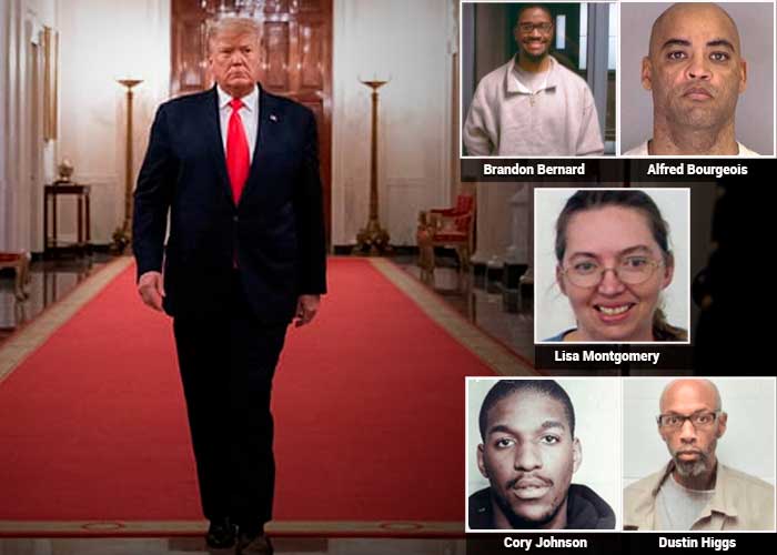 Las cinco penas de muerte con las que se despide Trump de la Casa Blanca