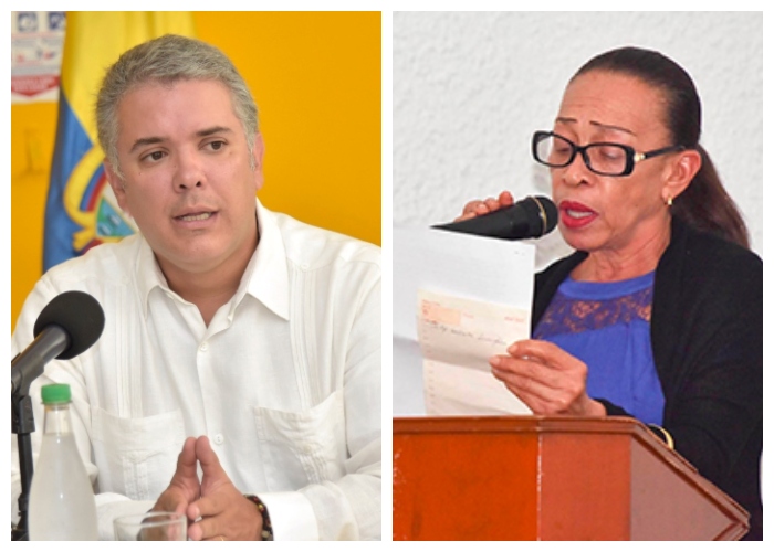 La isleña que puso a correr a Duque en San Andrés