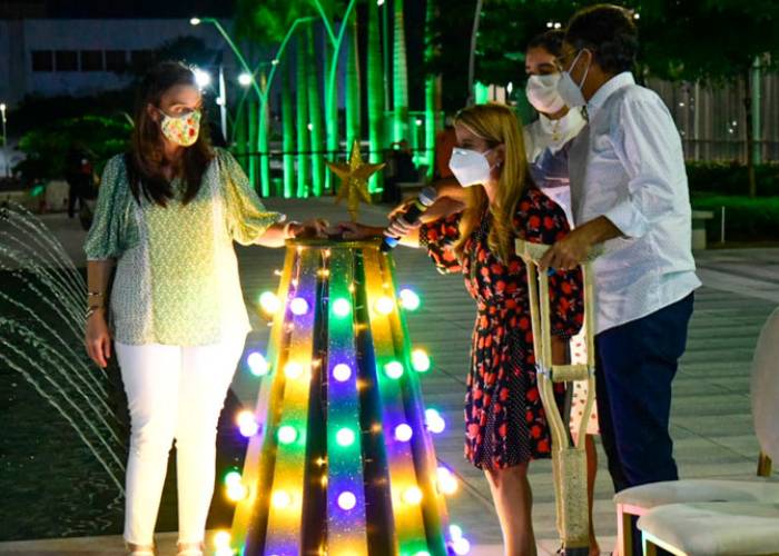 VIDEO: Así se encendió la Navidad en el Atlántico