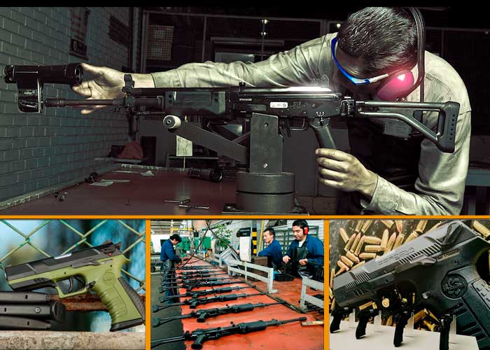 Armas de exportación made in Colombia