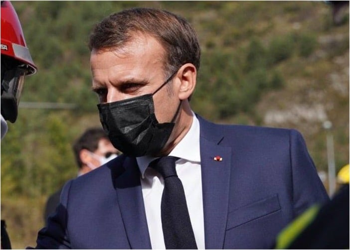Macron, presidente de Francia, positivo para Covid-19