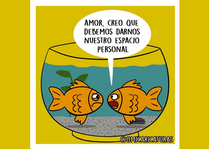 Caricatura: Espacio personal