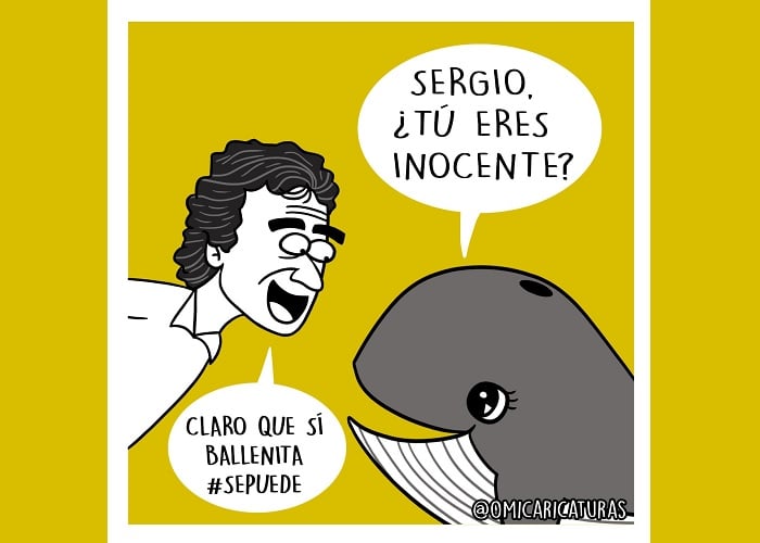 Caricatura: Fajardo y sus ballenas