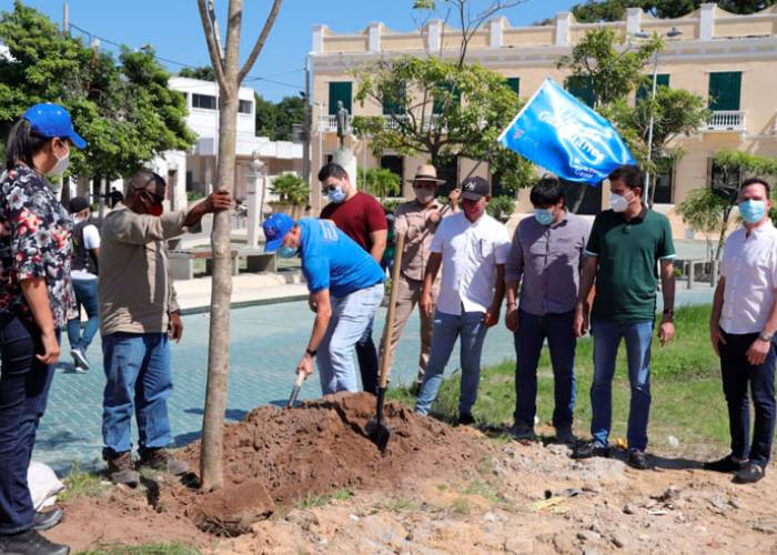Gobernación del Atlántico da inicio a las obras de la Plaza Central de Soledad