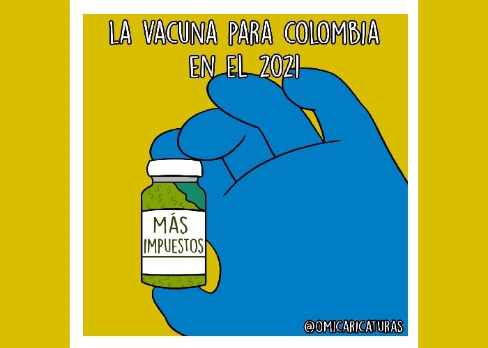 Caricatura: La vacuna que tendrá Colombia en el 2021