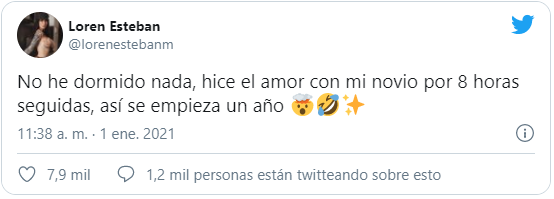  - "Hice el amor con mi novio por 8 horas seguidas" Insólita confesión de tuitera