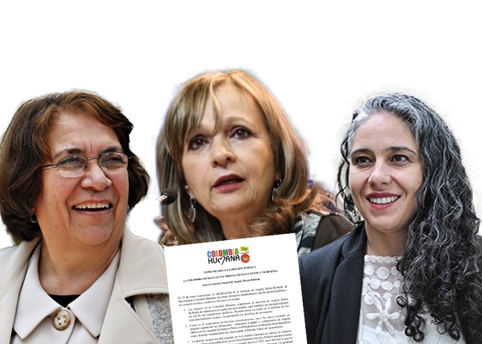 Las mujeres de la Colombia Humana se fueron contra Ángela M. Robledo 
