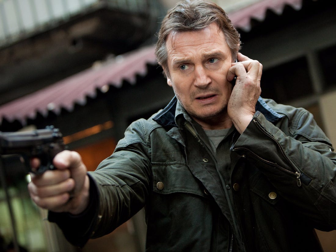 Se nos va Liam Neeson, el paraco más taquillero del cine