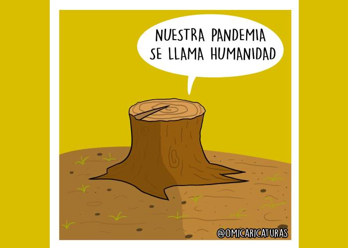 Caricatura: La verdadera pandemia