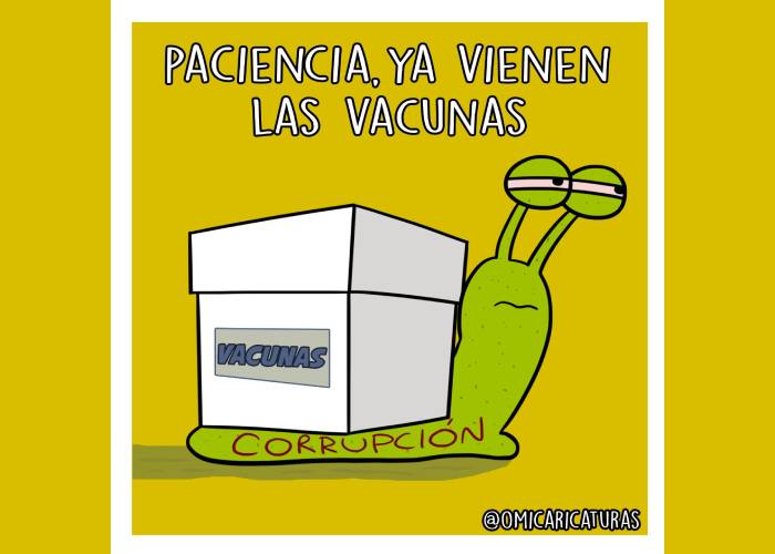 Caricatura: Ya vienen las vacunas...