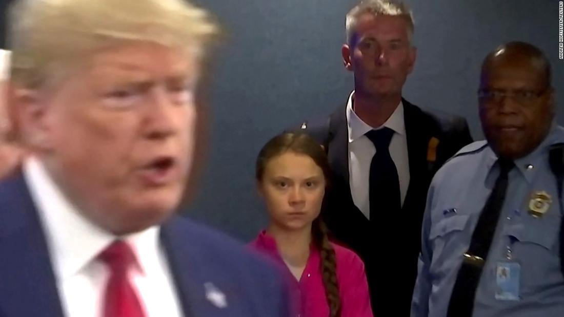 La última peinada de Greta Thunberg a Trump