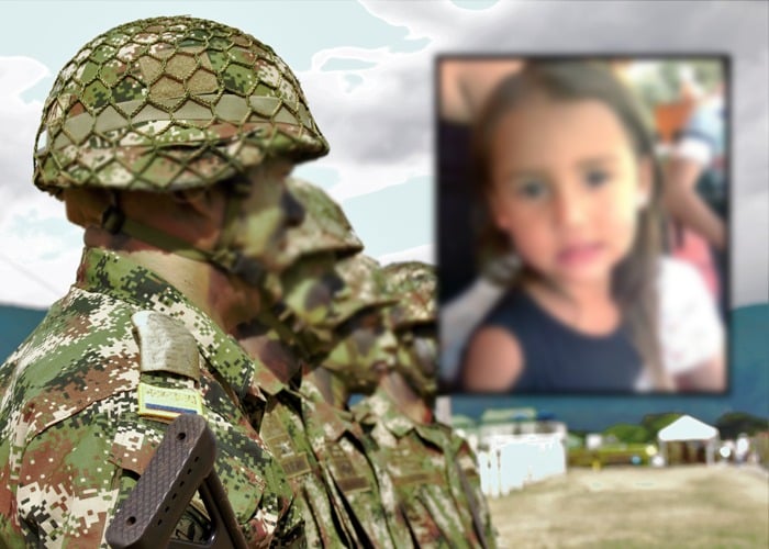 Un ex militar habría matado a la niña de 4 años en Caldas
