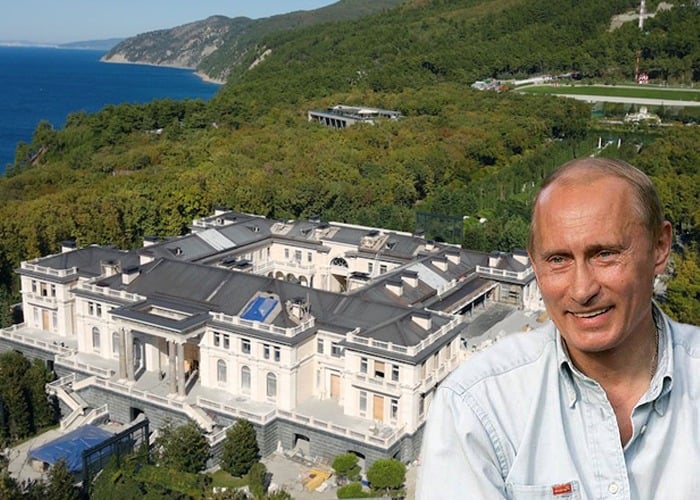 El palacio de Putin, regalo de sus amigotes
