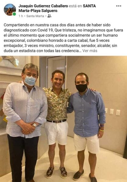  - La esposa del Ministro Carlos Holmes que no lo pudo despedir