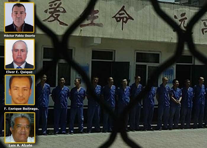 Cuatro colombianos en el corredor de la muerte en China