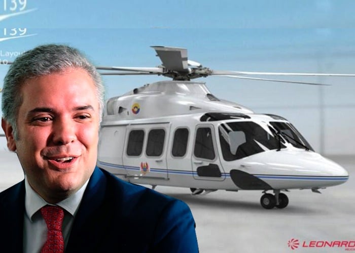 El potente helicóptero que estrenará Iván Duque