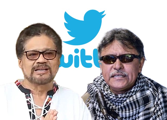 Mano dura de Twitter llega a Colombia: le cierran la cuenta a Márquez y Santrich