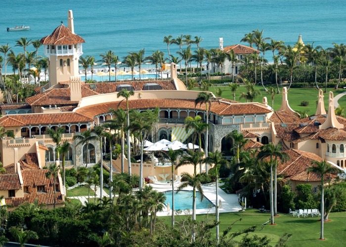 La mansión de Florida de Trump expresidente