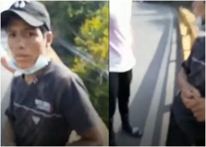 VIDEO: Venezolanos lanzan de un puente a joven