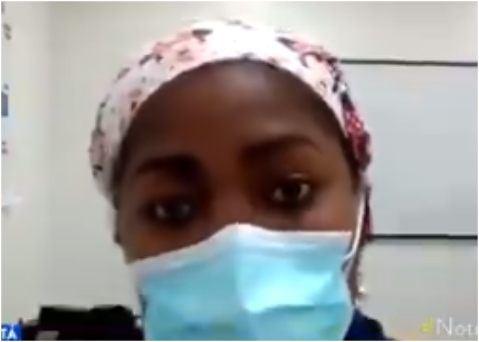 Una enfermera, la primera colombiana en vacunarse contra el Covid