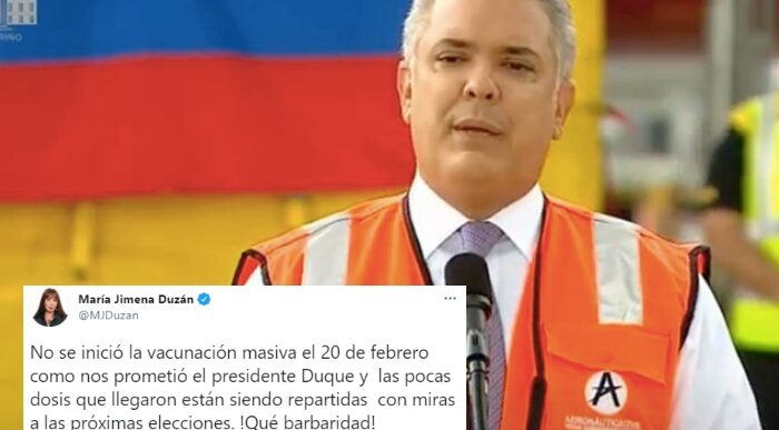  - "Las pocas vacunas que llegaron se reparten con miras a las próximas elecciones"