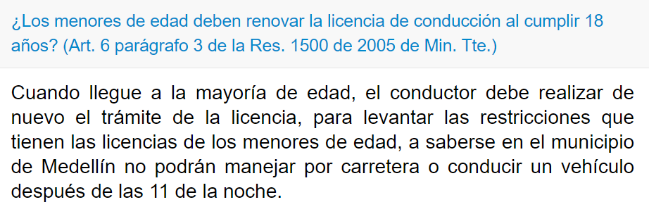  - MinTransporte: menores de edad sí pueden conducir de noche o por carretera