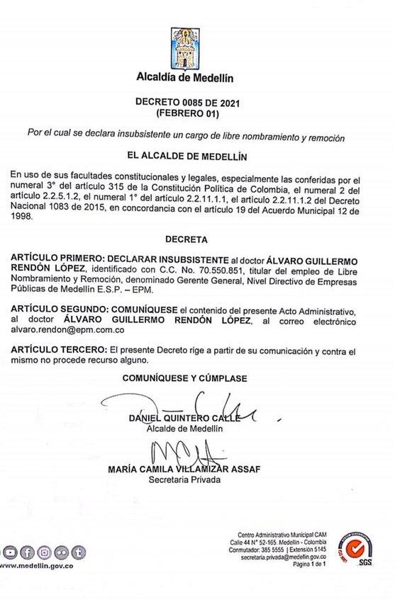 El 'get out' de Quintero Calle para Rendón López - -- Las2orillas - El 'get out' de Quintero Calle para Rendón López