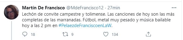  - El patético intento de Levy Rincón por parecerse a Martín de Francisco