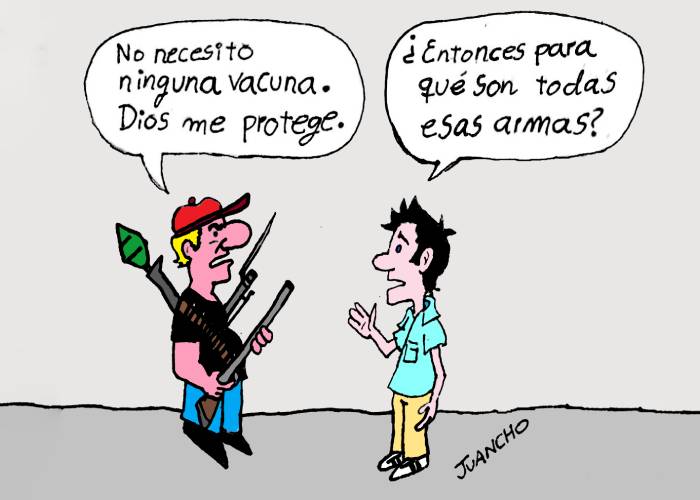 Caricatura: Los disparates de la ultraderecha estadounidense