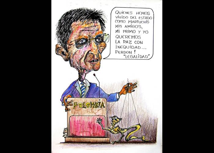 Caricatura: El lapsus linguae de Emilio Archila