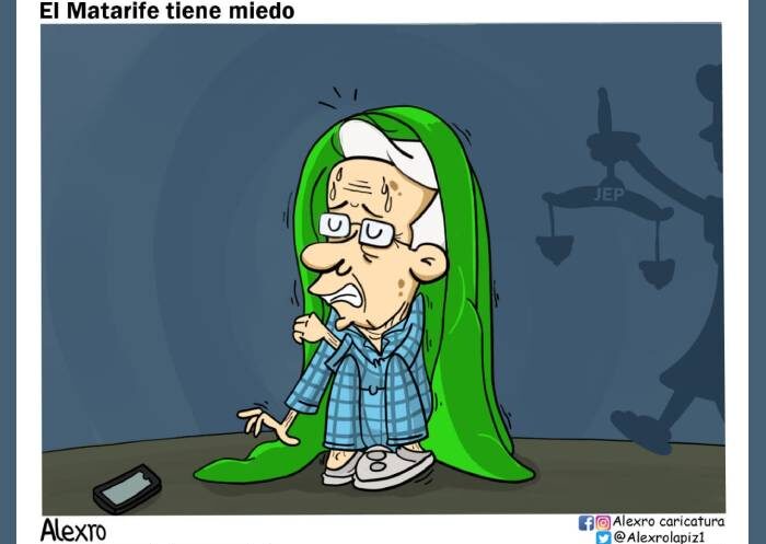 Caricatura: Uribe tiene miedo