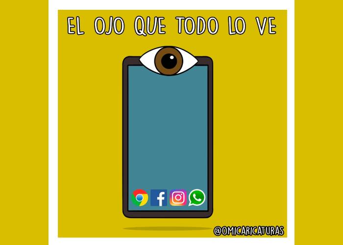 Caricatura: El ojo que todo lo ve