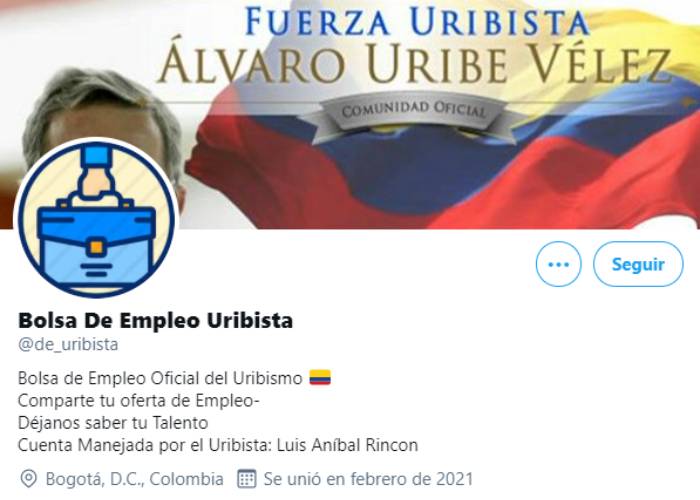 La Bolsa de Empleo Uribista