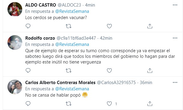 La molestia por que Duque podría ser el primer colombiano vacunado - -- Las2orillas - La molestia por que Duque podría ser el primer colombiano vacunado