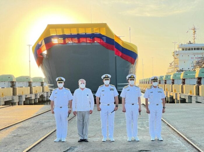 Gran barco made in Colombia se estrena en la Armada Nacional