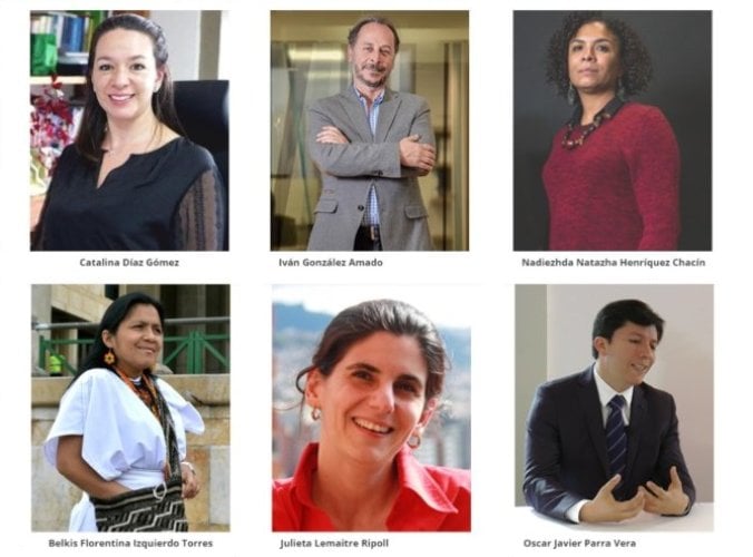 Los seis magistrados de la JEP que pasaron al banquillo a las Farc por el delito de secuestro